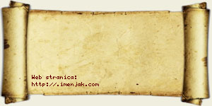 Emilija Strinić vizit kartica